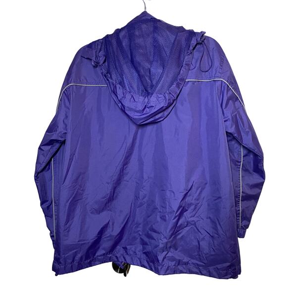 Dimco Apparel Alaska Souvenir Windbreaker Jacket with Hood Purple Small - Picture 7 of 10